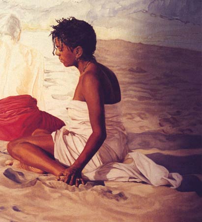 Fourth step used by Janet Rayner to create a painting