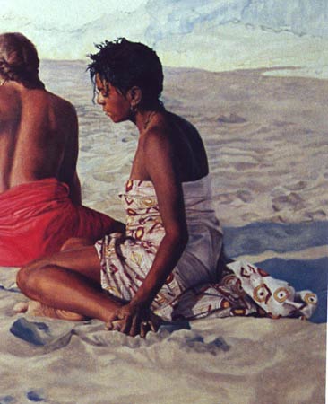 Sixth step used by Janet Rayner to create a painting