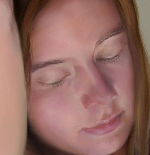 detail of face